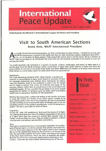 International peace update [1999], 2