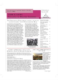 CSBR E-NEWS [2008], 2