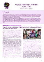 Newsletter World March of Women [2011], 2 (June)