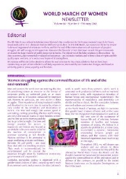 Newsletter World March of Women [2012], 1 (February)