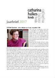 Catharina Halkes Fonds [2017],