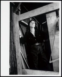 Portret van Margot Alvarez, één van de oprichters van de belangenvereniging voor prostituees De Rode Draad 198?/199?