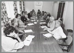 Kamerbreed Vrouwenoverleg over pensioenen. 1988